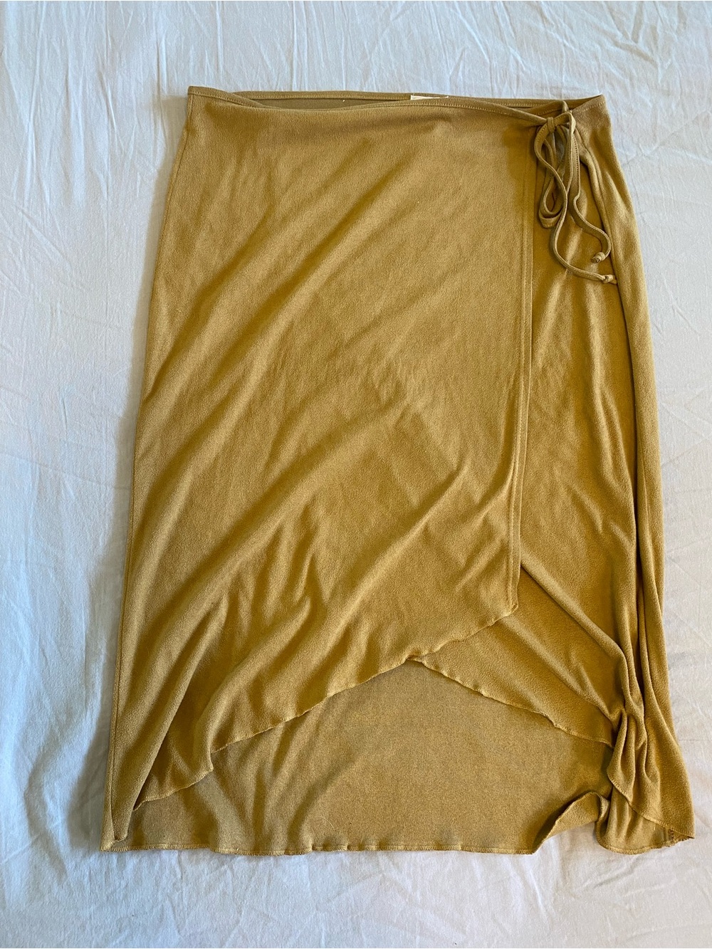 Vintage 90s Pelican Cove Wrap-Front Midi Skirt M-L made in Canada